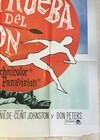 AFICHE POSTER CINE ORIGINAL LA PRUEBA DEL LEÓN 1965 C. WIDE (USADO) - Chau Cosas