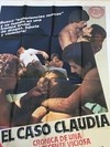 AFICHE POSTER ORIGINAL EL CASO CLAUDIA 1979, M. BORGES (USADO) - Chau Cosas