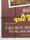 AFICHE POSTER ORIGINAL AMORES QUE ESPERAN 1972, MARK ROBSON (USADO) - tienda online