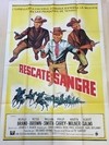AFICHE POSTER CINE RESCATE DE SANGRE 1968, DAVID LOWELL (USADO)