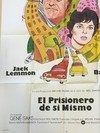AFICHE POSTER CINE EL PRISIONERO DE SI MISMO 1975, M. FRANK (USADO) en internet