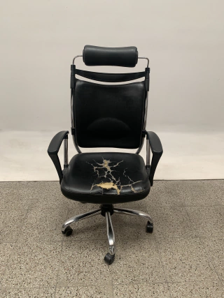 SILLA ERGONOMICA OFICINA ESCRITORIO NEGRA