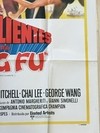 AFICHE POSTER ORIGINAL DOS VALIENTES CONTRA KUNG FU 1973 (USADO) - tienda online