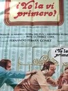 AFICHE POSTER ORIGINAL YO LA VI PRIMERO 1974, F. F. GÓMEZ (USADO) - Chau Cosas