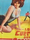 AFICHE POSTER CINE LOS CUERVOS DEL DESIERTO 1965, ALAN LEE (USADO)