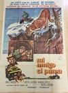 AFICHE POSTER ORIGINAL MI AMIGO EL PUMA 1972, KEITH LARSEN (USADO)