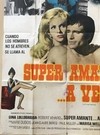 AFICHE POSTER ORIGINAL SUPER AMANTE… A VECES 1968, M. BALDI (USADO) - comprar online