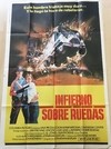AFICHE POSTER ORIGINAL INFIERNO SOBRE RUEDAS 1975, J. KAPLAN (USADO)