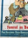 AFICHE POSTER ORIGINAL FUNERAL EN BERLÍN 1966, GUY HAMILTON (USADO) - comprar online