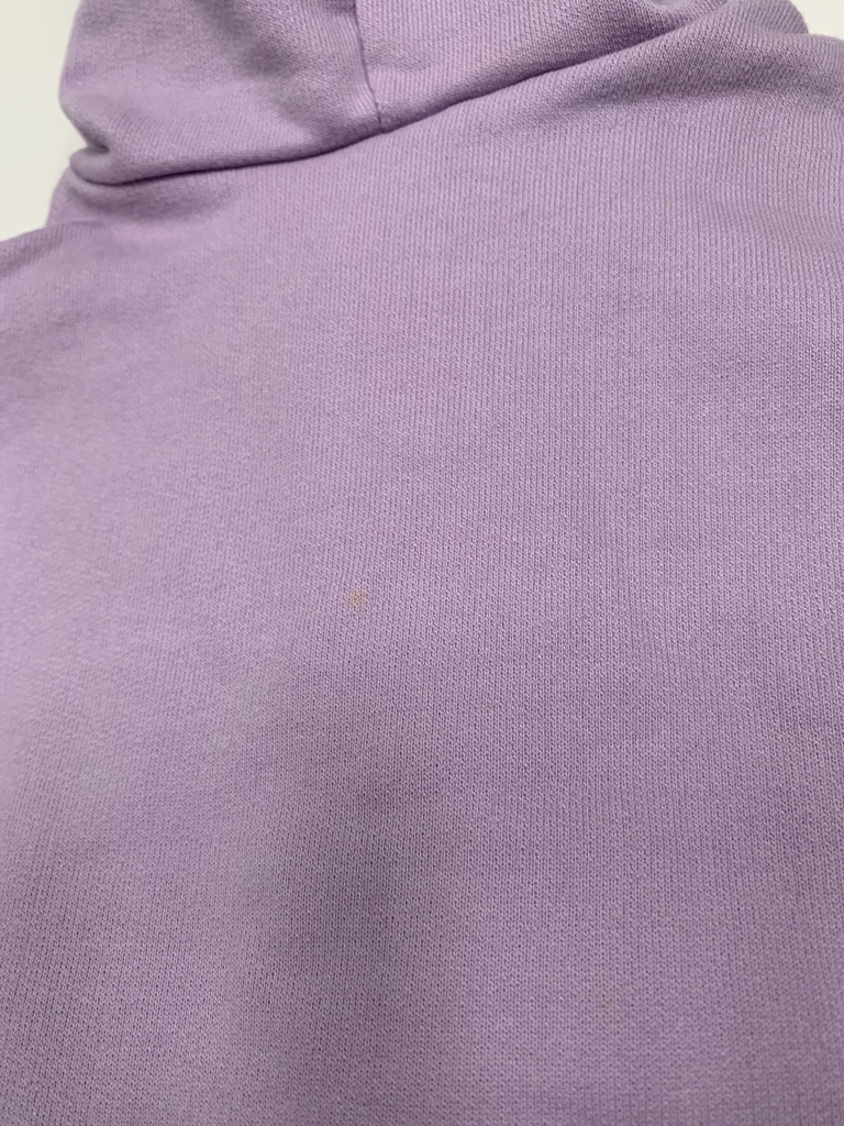 CAMPERA BUZO CANGURO PAPPOLINO LILA ALGODÓN T.1 (DETALLE) (NUEVO)