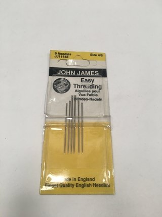 SET DE 6 AGUJAS PARA COSER JOHN JAMES T. 4/8 (NUEVO)