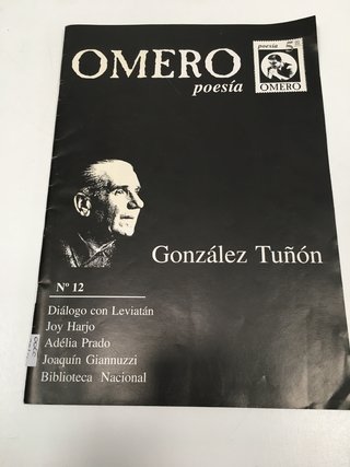 REVISTA OMERO POESÍA, GONZÁLEZ TUÑÓN, 2004 Nº 12 AÑO 6 (USADO)