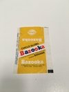 ANTIGUO PAPEL / ENVOLTORIO RETRO CHICLE BAZOOKA, BANANA (USADO)