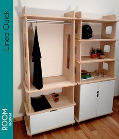pack placard y mueble multiuso en guatambu