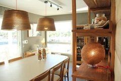 Lámparas Estepa de diseño en cartón corrugado espacio estilo Pilar