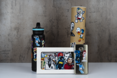 CAJA 25 STICKERS CR7 - comprar online