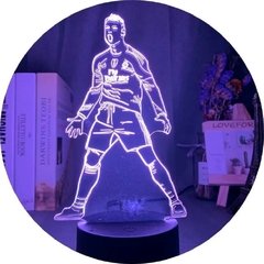LÁMPARA LED 1 COLOR CR7 ( 23 cm)