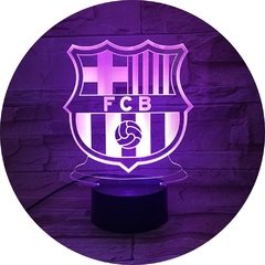 LÁMPARA LED 1 COLOR BARCELONA FC ( 23 cm)