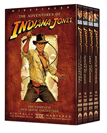 Box DVD trilogia As aventuras de Indiana Jones
