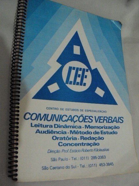 Comunicações Verbais (curso de oratória, L.D.)