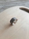 Anillo Textura Plata