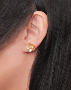 Aros Flora Chicos Plata - Sol González 