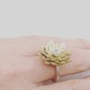 Anillo Loto Bronce y Plata