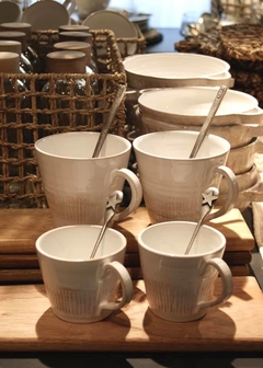 SET X 6 TAZAS CHICAS ARTESANALES DE CERÁMICA - MEDIDAS 12 X 08 H - comprar online