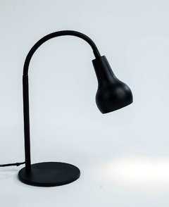 LÁMPARA DE ESCRITORIO CON FLEXIBLE PARA APTA DICROICA LED - COLORES PLATIL O NEGRO - CÓD. 352 (VER VARIANTE DE COLOR)