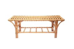 BANCO EN CAÑA DE RATTAN - MEDIDAS 1.10x0.40x0.41 DE ALTO - DISEÑO BOWIE - comprar online