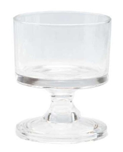 CANDELABRO ANCHO DE CRISTAL - TAMAÑO CHICO - MEDIDAS 15x12 DE ALTO (Precio sin vela) - comprar online