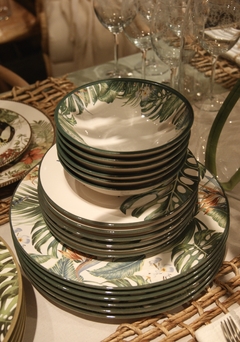 JUEGO DE PLATOS - DISEÑO BEIJA FLOR en internet