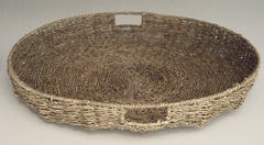 BANDEJA EN FIBRAS NATURALES - MATERIAL SEAGRASS - DISEÑO HAYA - comprar online