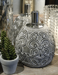 FANAL MECHERO DE CEMENTO PARA ACEITES - DISEÑO "TRAMA" - comprar online
