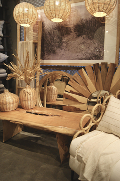 MESA DE MADERA MACIZA DE ZOITA - MEDIDAS