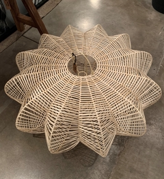 LÁMPARA COLGANTE DE BAMBÚ CON INTALACIÓN ELÉCTRICA - MEDIDAS Ø 80 cm. - DISEÑO TRIX - comprar online