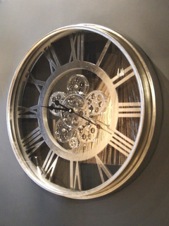 RELOJ DE METAL + ENGRANAJES - comprar online