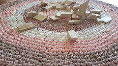 alfombra tejida nordica
