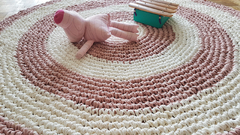 alfombra rosa