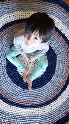 alfombra tejida