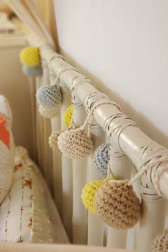 guirnalda tejida crochet