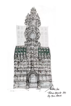Ilustraciones, Láminas o Cuadros - PALACIO BAROLO