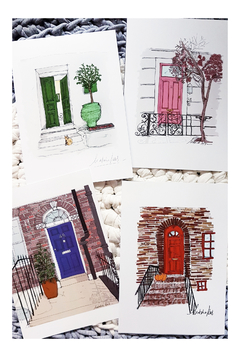 Coleccion puertas ilustradas