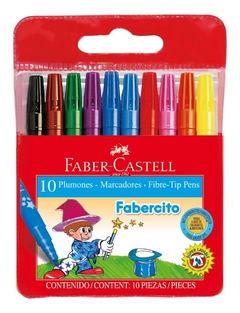 Marcadores fabercito x 10u