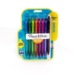 Boligrafo kilometrico x 8u retr