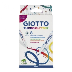 marcadores giotto glitter x 8u