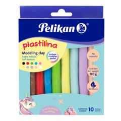Plastilina Pelikan x 10u - comprar online