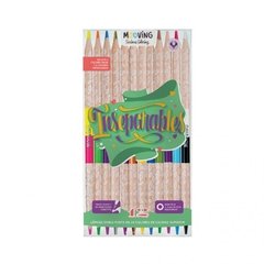 Lapices mooving bicolor x12u Serious coloring