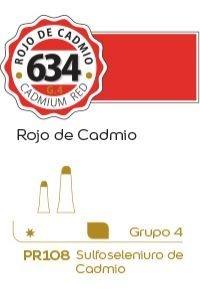 Oleo alba G4 x 60ml. (634) Rojo de cadmio