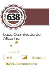 Oleo alba G4 x 18ml. (638) Laca carminada de alizarina